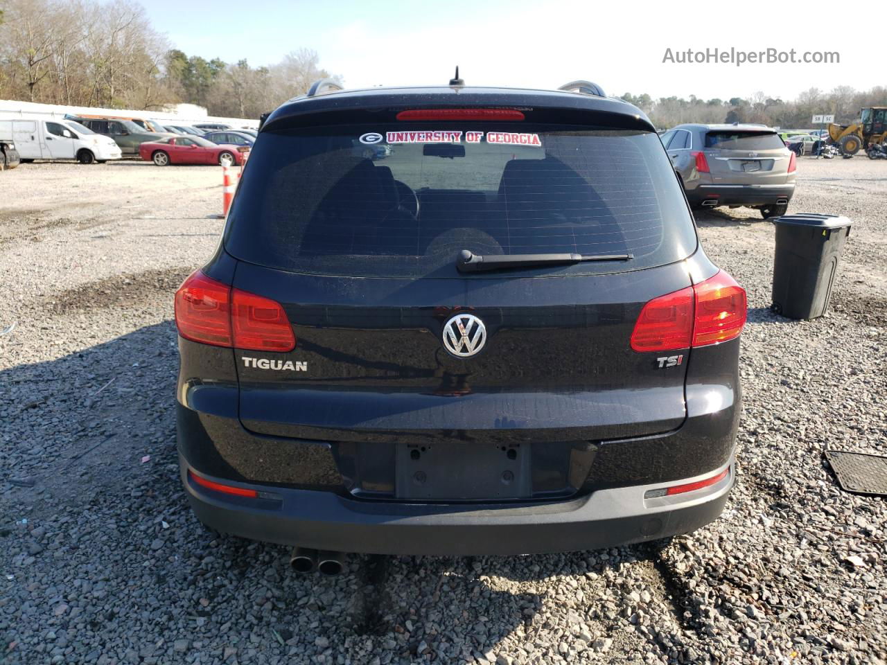 2016 Volkswagen Tiguan S Black vin: WVGAV7AX0GW609490