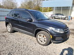 2016 Volkswagen Tiguan S Black vin: WVGAV7AX0GW609490