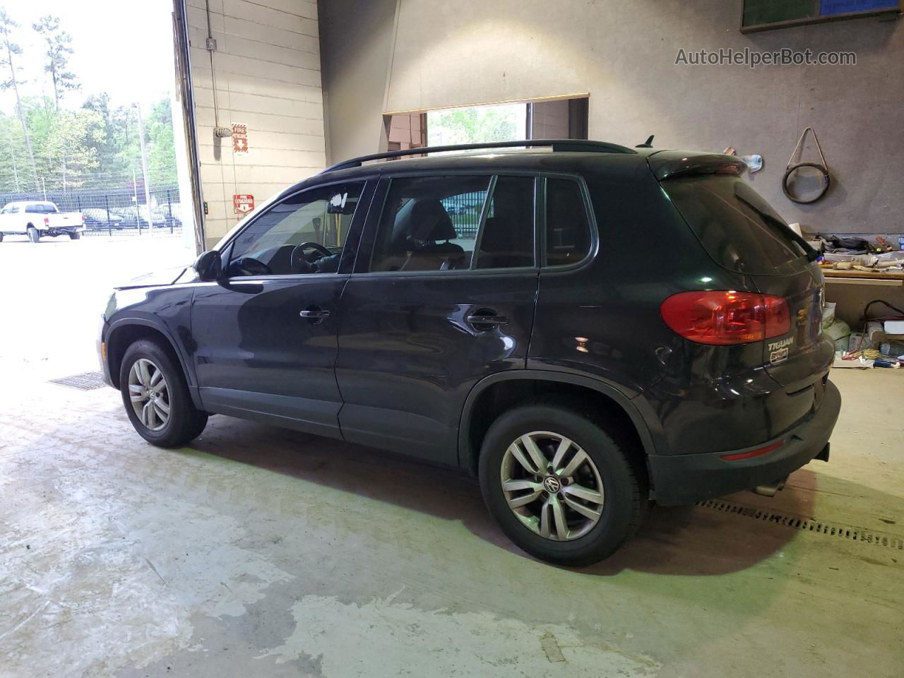 2016 Volkswagen Tiguan S Charcoal vin: WVGAV7AX0GW617878