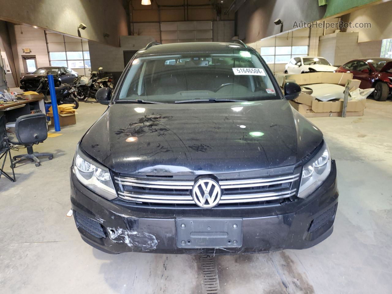 2016 Volkswagen Tiguan S Charcoal vin: WVGAV7AX0GW617878