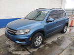 2017 Volkswagen Tiguan S Blue vin: WVGAV7AX0HK002210