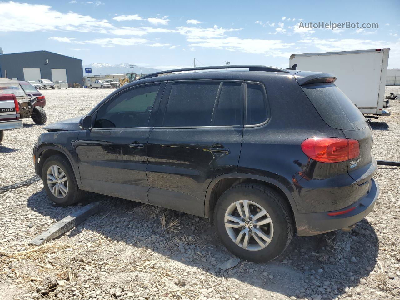 2017 Volkswagen Tiguan S Black vin: WVGAV7AX0HK018410