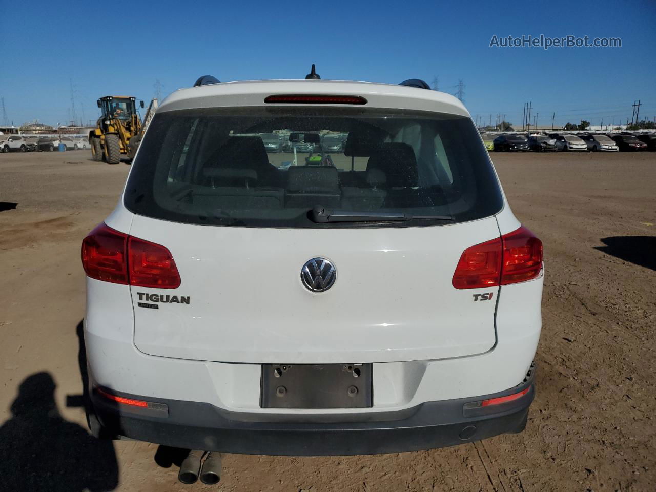 2017 Volkswagen Tiguan S White vin: WVGAV7AX0HK044960