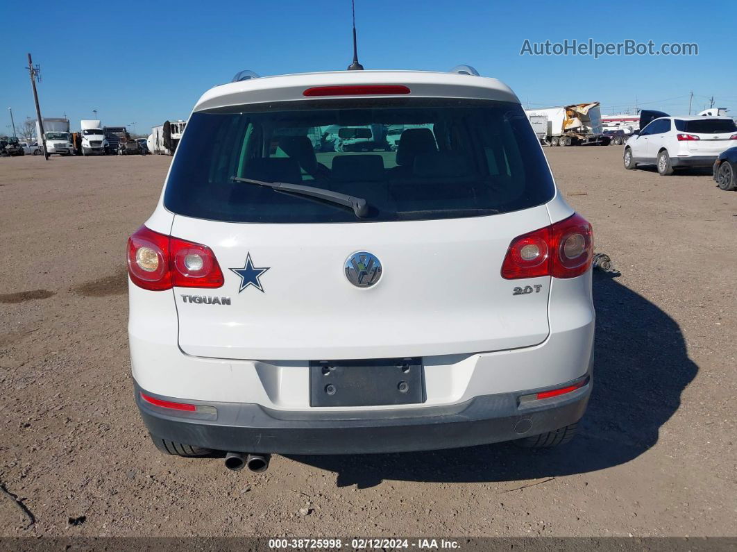 2010 Volkswagen Tiguan Se Белый vin: WVGAV7AX1AW000089