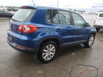 2010 Volkswagen Tiguan S Blue vin: WVGAV7AX1AW002053