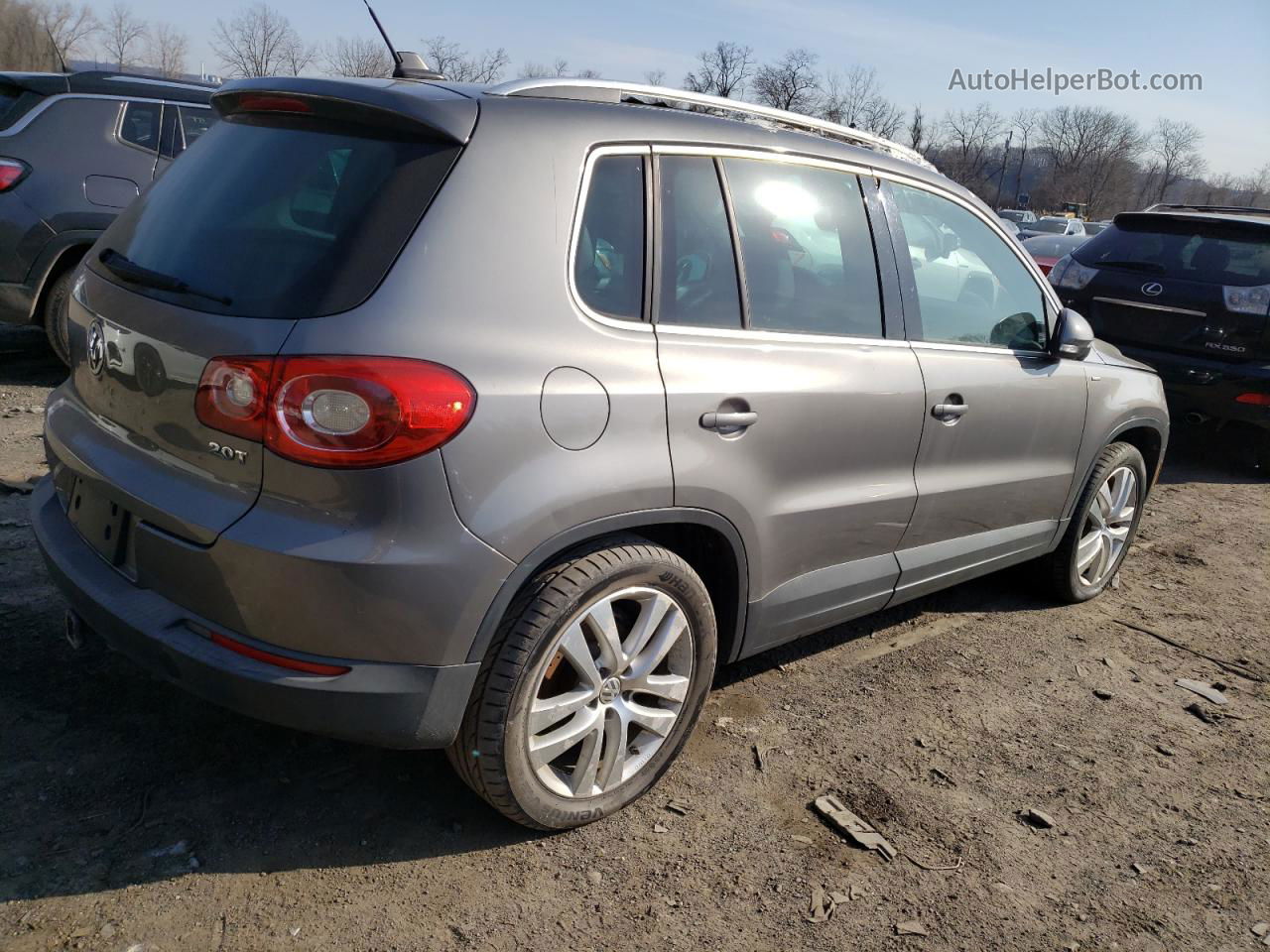 2010 Volkswagen Tiguan S Gray vin: WVGAV7AX1AW515626