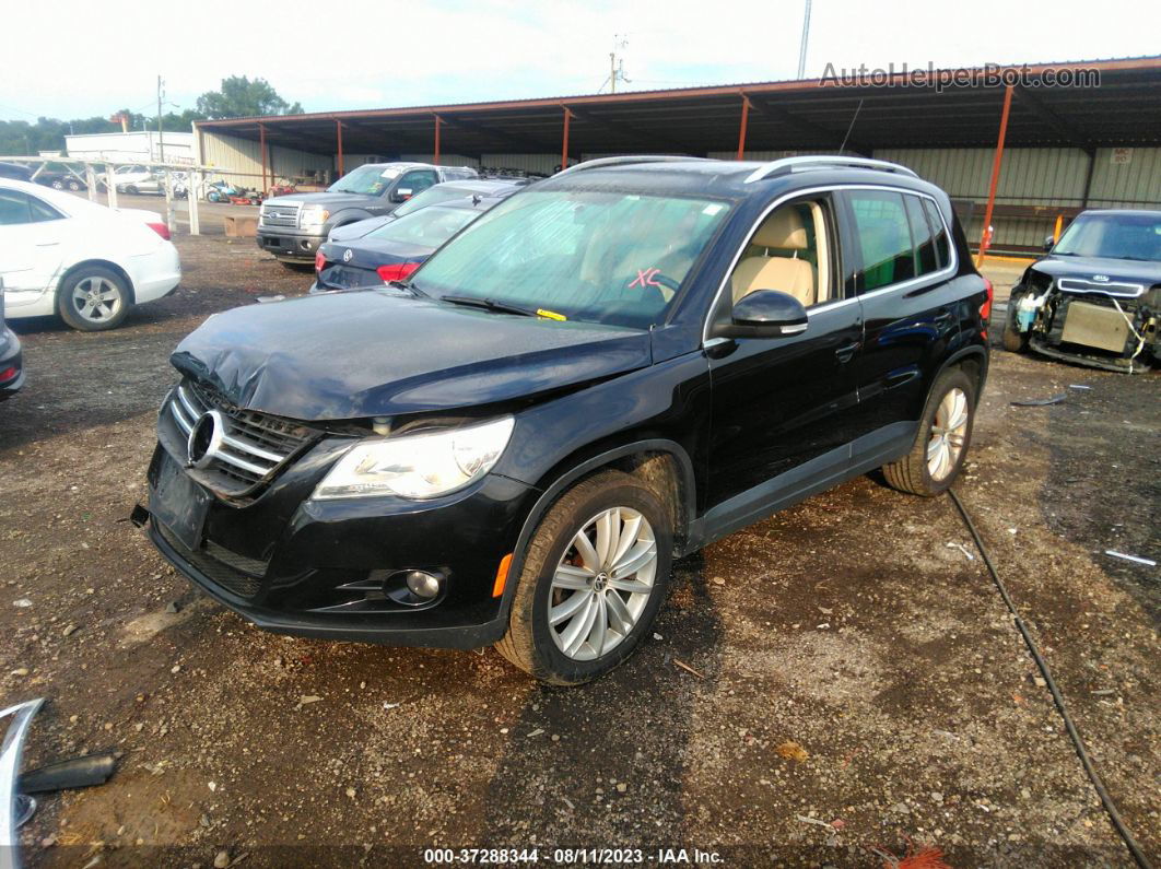 2010 Volkswagen Tiguan Wolfsburg Black vin: WVGAV7AX1AW521233