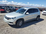 2013 Volkswagen Tiguan S Silver vin: WVGAV7AX1DW547609