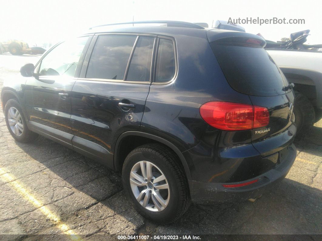 2016 Volkswagen Tiguan S Blue vin: WVGAV7AX1GW501220