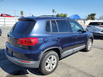 2016 Volkswagen Tiguan S Blue vin: WVGAV7AX1GW501220