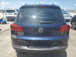 2016 Volkswagen Tiguan S Blue vin: WVGAV7AX1GW554824