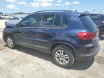 2016 Volkswagen Tiguan S Blue vin: WVGAV7AX1GW554824