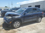 2016 Volkswagen Tiguan S Blue vin: WVGAV7AX1GW554824