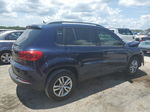 2016 Volkswagen Tiguan S Blue vin: WVGAV7AX1GW554824