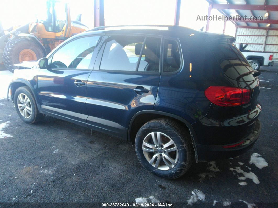 2016 Volkswagen Tiguan S Navy vin: WVGAV7AX1GW580243