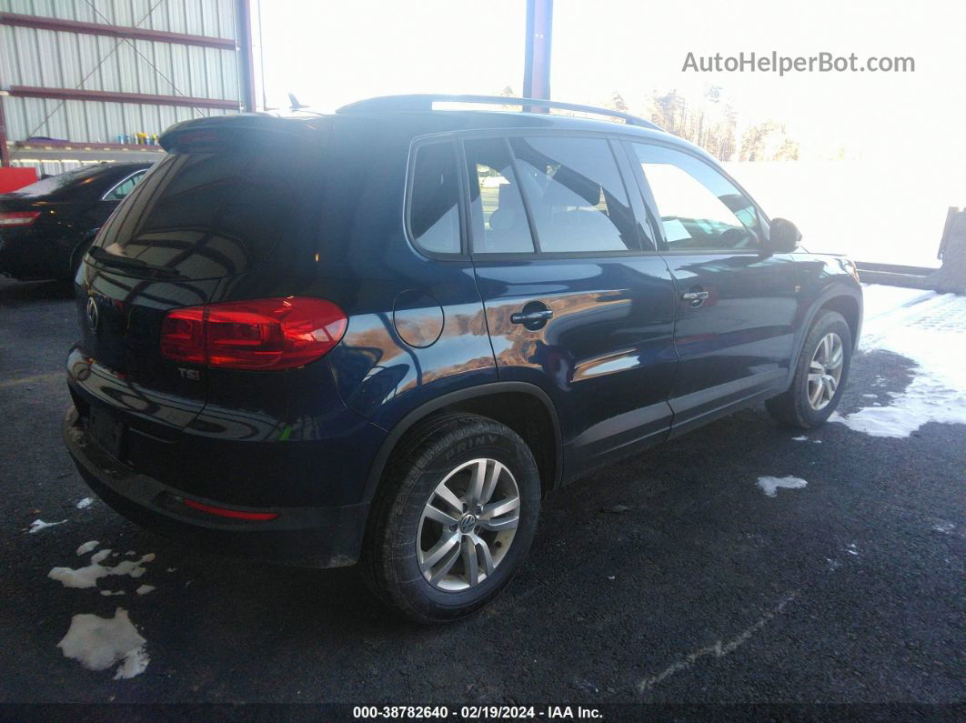 2016 Volkswagen Tiguan S Navy vin: WVGAV7AX1GW580243