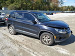 2016 Volkswagen Tiguan S Черный vin: WVGAV7AX1GW584714