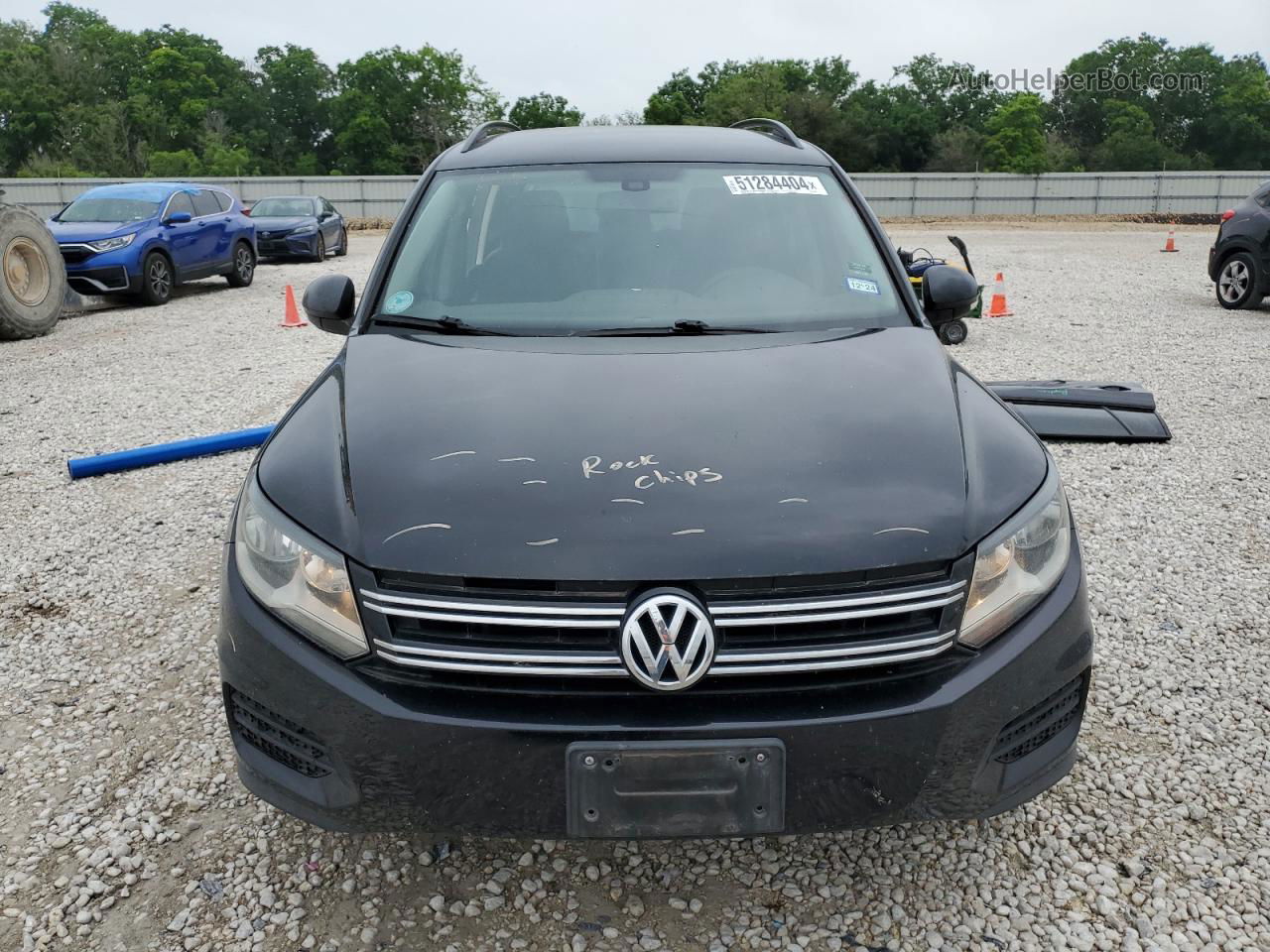 2016 Volkswagen Tiguan S Black vin: WVGAV7AX1GW603651