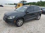 2016 Volkswagen Tiguan S Black vin: WVGAV7AX1GW603651