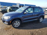 2016 Volkswagen Tiguan S Blue vin: WVGAV7AX1GW604122