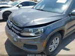 2016 Volkswagen Tiguan S Gray vin: WVGAV7AX1GW609045