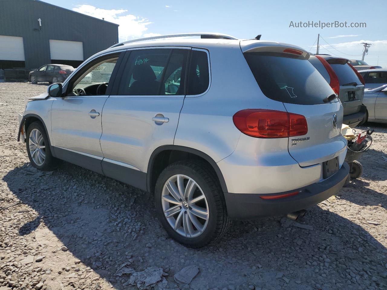 2016 Volkswagen Tiguan S Silver vin: WVGAV7AX2GW509715