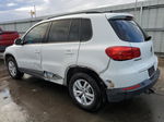 2016 Volkswagen Tiguan S White vin: WVGAV7AX2GW517801