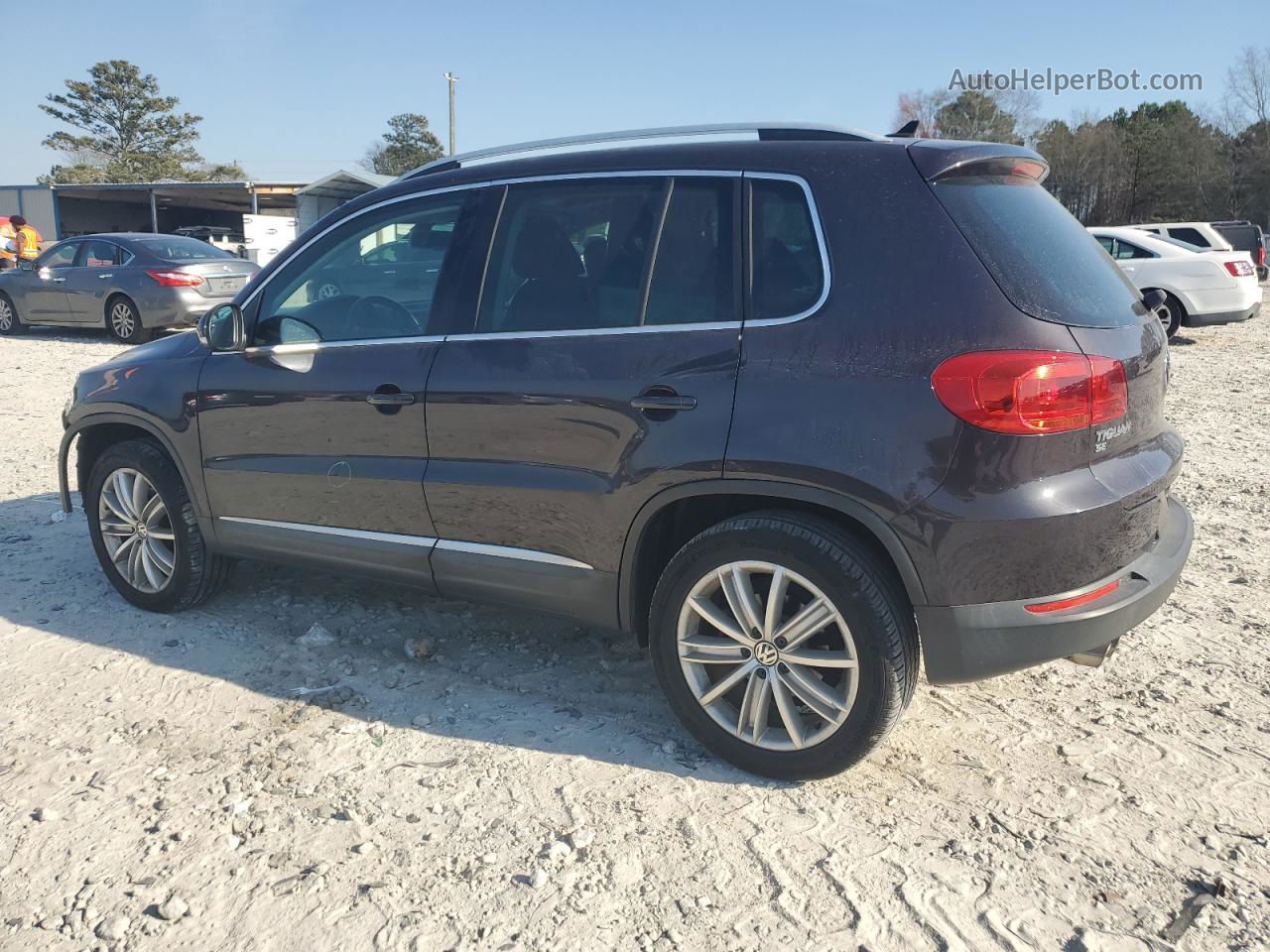 2016 Volkswagen Tiguan S Синий vin: WVGAV7AX2GW539930