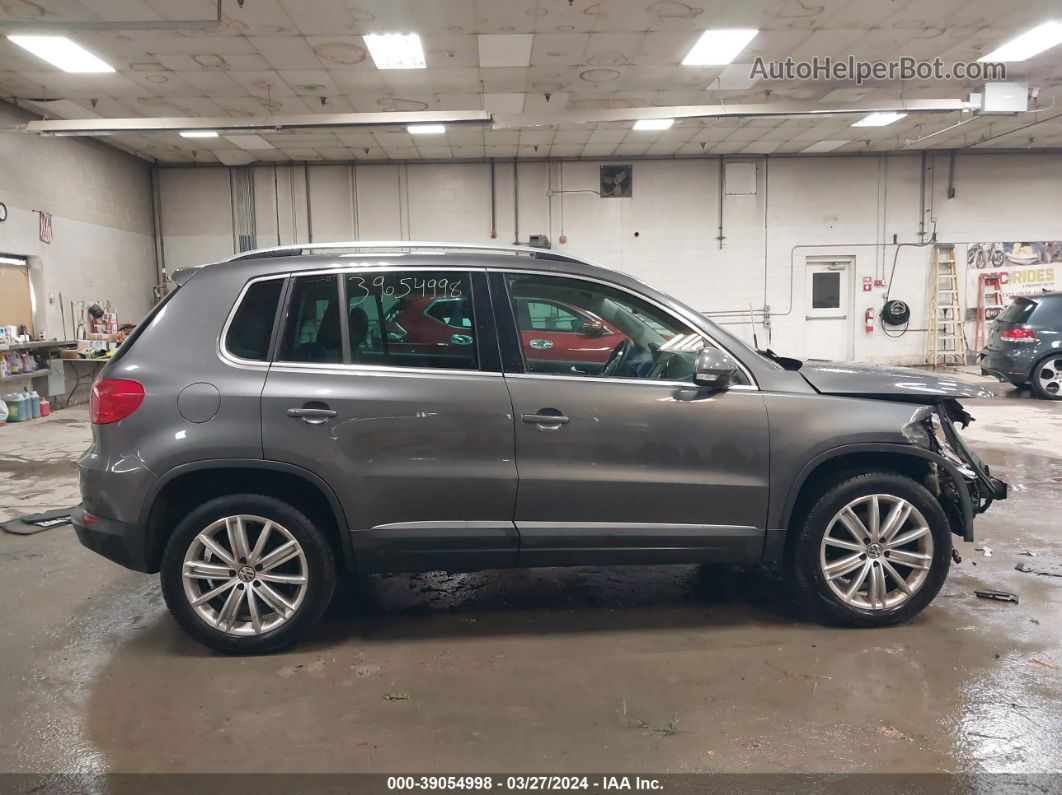 2016 Volkswagen Tiguan Se Gray vin: WVGAV7AX2GW549616