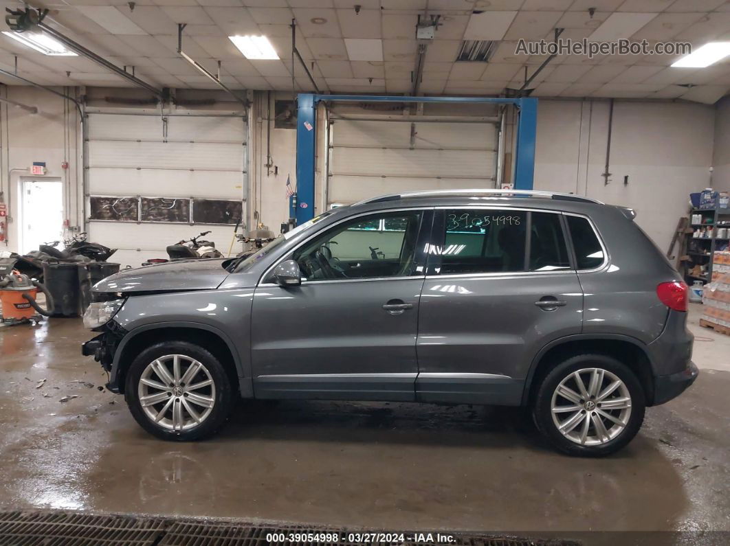 2016 Volkswagen Tiguan Se Gray vin: WVGAV7AX2GW549616