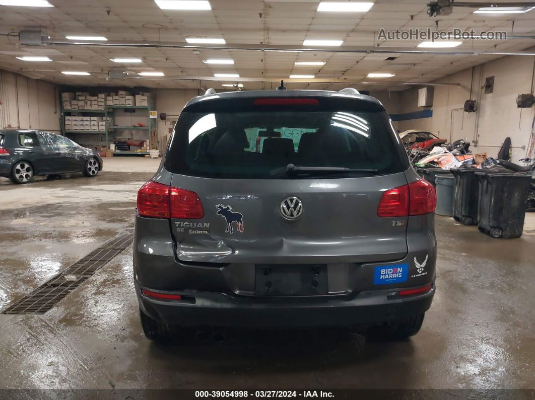 2016 Volkswagen Tiguan Se Серый vin: WVGAV7AX2GW549616