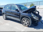 2016 Volkswagen Tiguan S Black vin: WVGAV7AX2GW553598