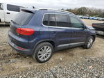 2016 Volkswagen Tiguan S Blue vin: WVGAV7AX2GW581238