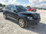 2016 Volkswagen Tiguan S Black vin: WVGAV7AX2GW600645