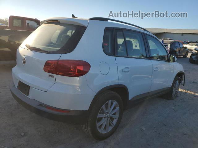 2017 Volkswagen Tiguan S White vin: WVGAV7AX2HK054759