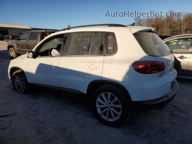 2017 Volkswagen Tiguan S White vin: WVGAV7AX2HK054759