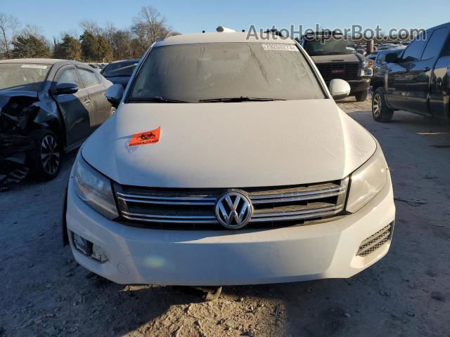 2017 Volkswagen Tiguan S White vin: WVGAV7AX2HK054759