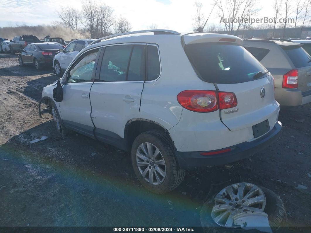 2010 Volkswagen Tiguan Se White vin: WVGAV7AX3AW508144