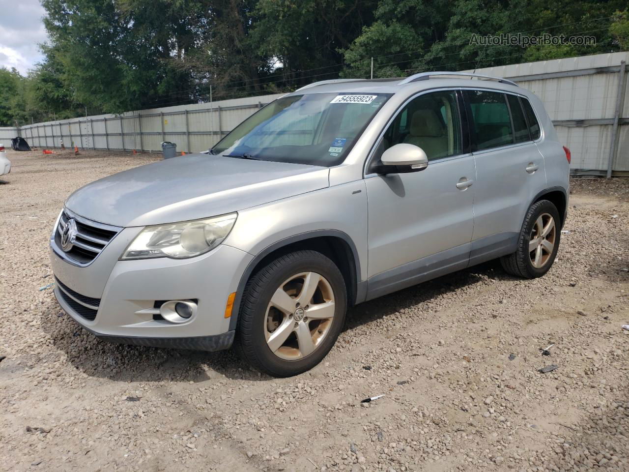 2010 Volkswagen Tiguan S Silver vin: WVGAV7AX3AW513618