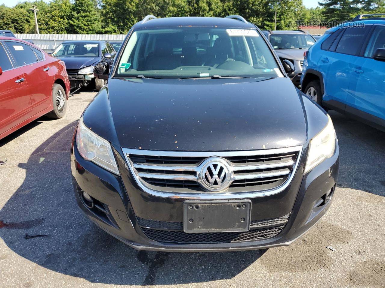 2010 Volkswagen Tiguan S Black vin: WVGAV7AX3AW523372