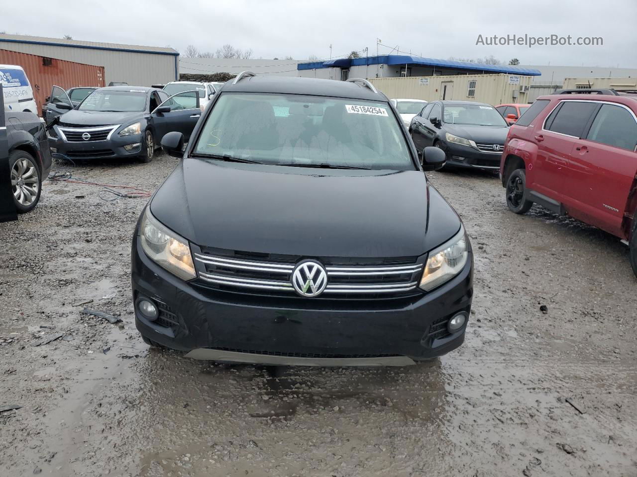 2013 Volkswagen Tiguan S Black vin: WVGAV7AX3DW501229