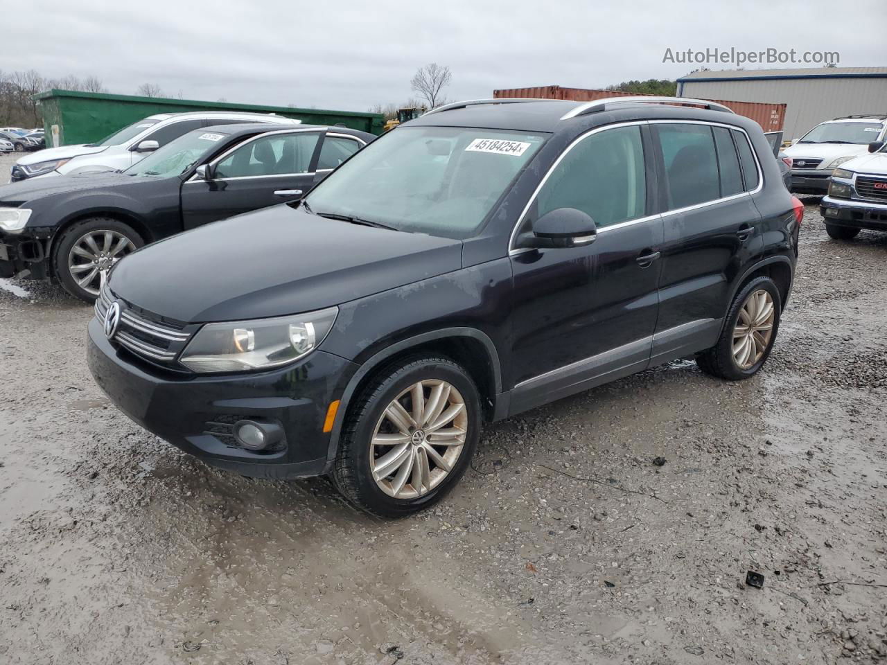 2013 Volkswagen Tiguan S Black vin: WVGAV7AX3DW501229