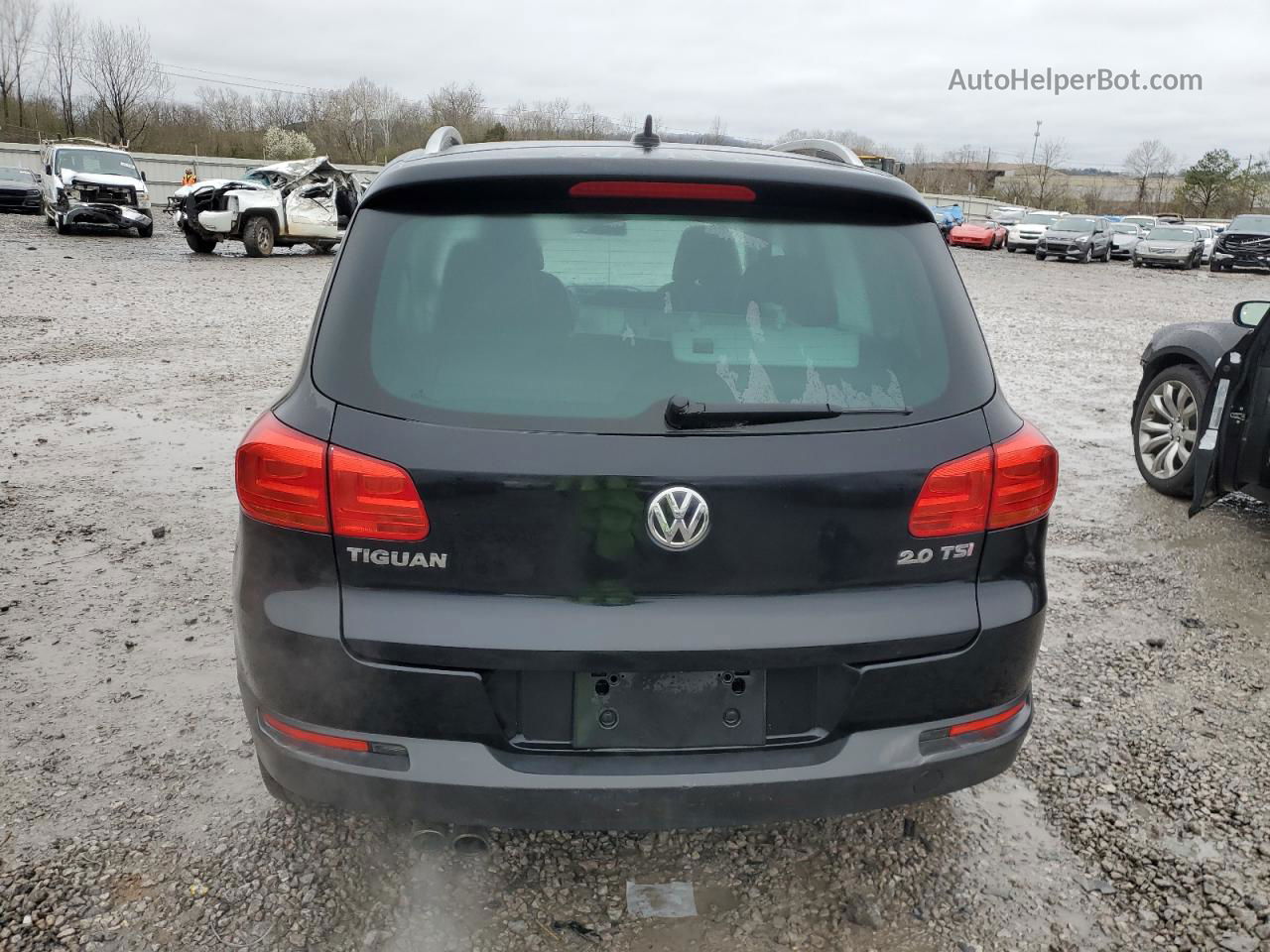 2013 Volkswagen Tiguan S Black vin: WVGAV7AX3DW501229