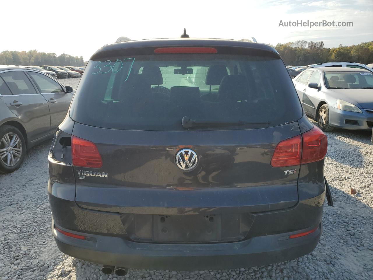 2016 Volkswagen Tiguan S Gray vin: WVGAV7AX3GW538852