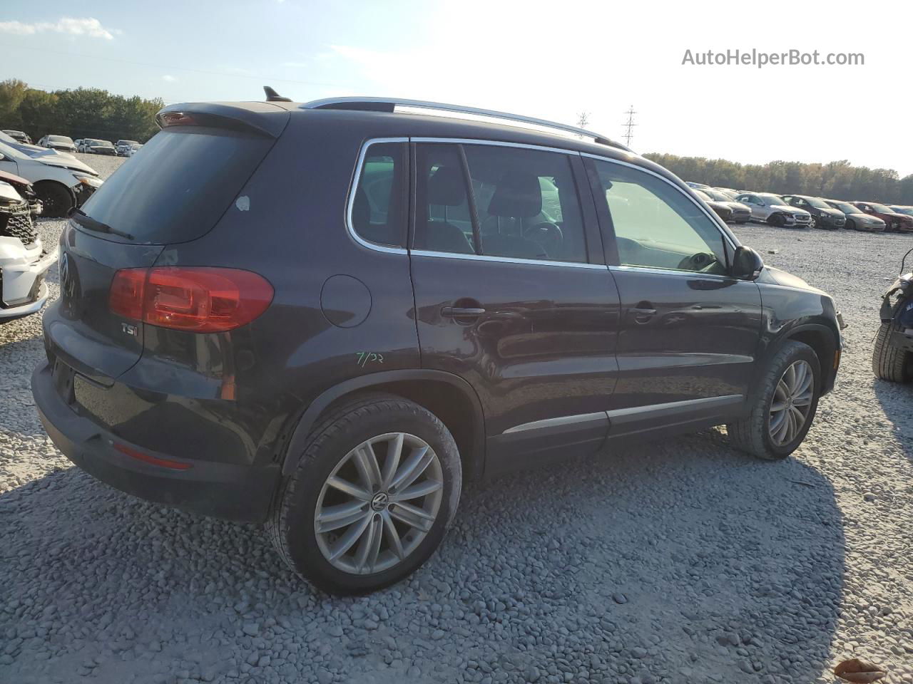 2016 Volkswagen Tiguan S Gray vin: WVGAV7AX3GW538852