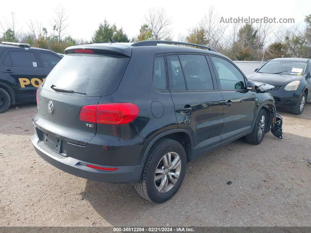 2016 Volkswagen Tiguan S Black vin: WVGAV7AX3GW600119