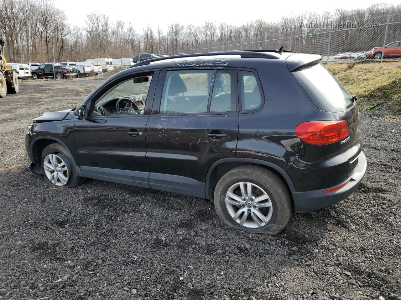 2016 Volkswagen Tiguan S Black vin: WVGAV7AX3GW600153