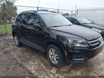 2017 Volkswagen Tiguan 2.0t/2.0t S Black vin: WVGAV7AX3HK007479