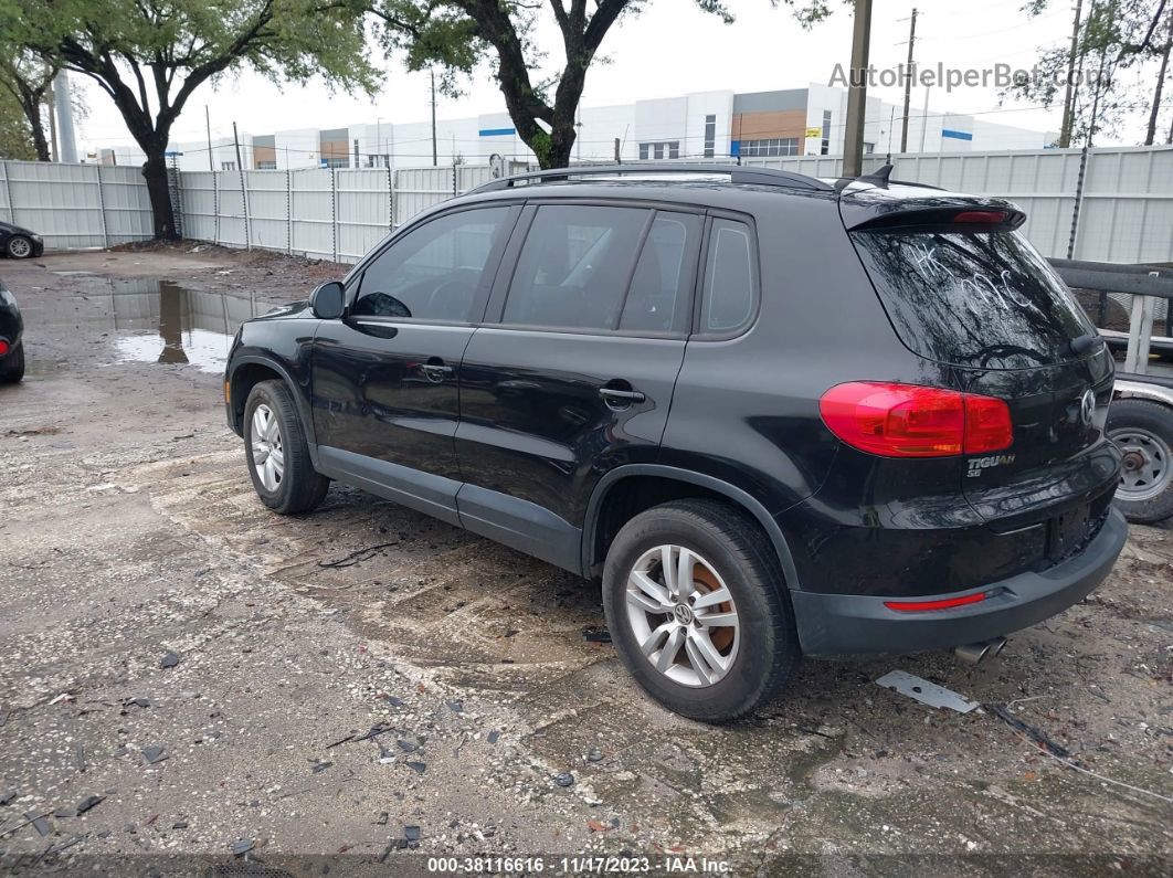 2017 Volkswagen Tiguan 2.0t/2.0t S Black vin: WVGAV7AX3HK007479