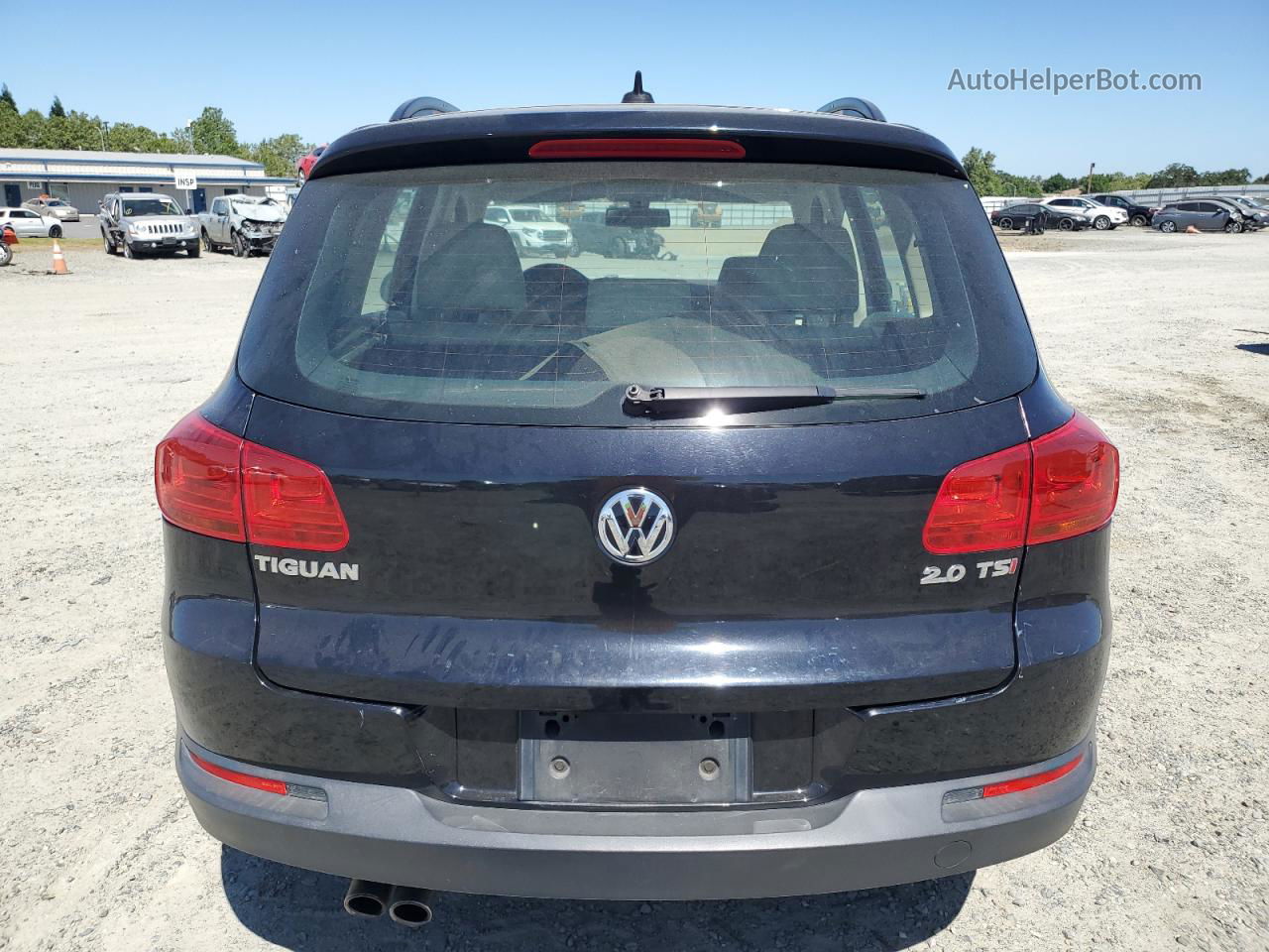 2017 Volkswagen Tiguan S Black vin: WVGAV7AX3HW500460